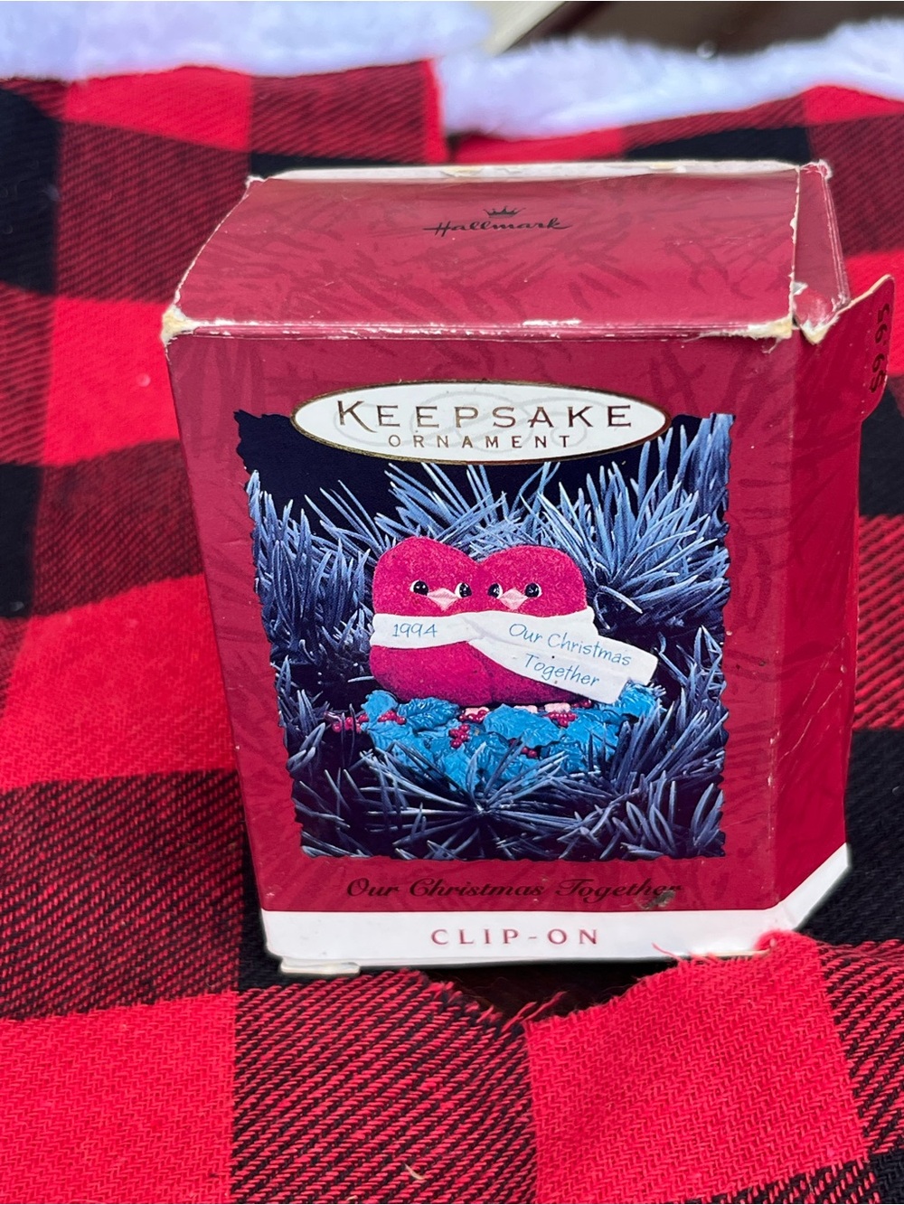 Hallmark "Our Christmas Together" Ornament 1994 Clip-On